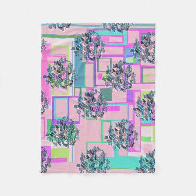 Cobertor De Velo Cor Personalizada (Frente)