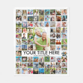 Cobertor De Velo Cor Personalizada de Colagem de Fotos 81 Personali