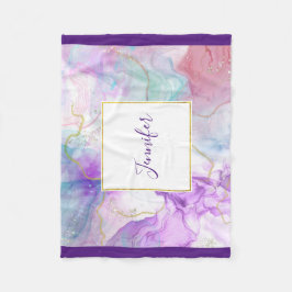 Cobertor De Velo Cor Puro, Verde, Cor Rosa Flutuante Elegante