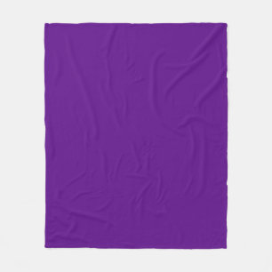 Cobertor De Velo Cor Sólida: Roxo