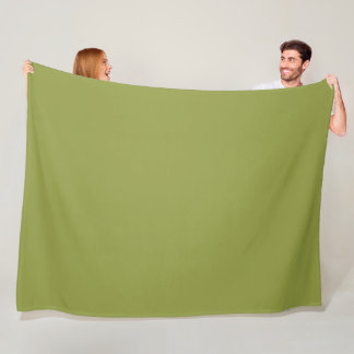 Cobertor De Velo Cor Sólida Verde Abacate Sage #939c43