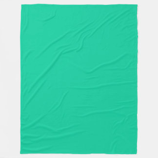 Cobertor De Velo Cor Sólida: Verde Caribe