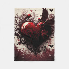 Cobertor De Velo Coração