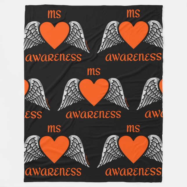 Cobertor De Velo Coração/Asas...MS (Frente)