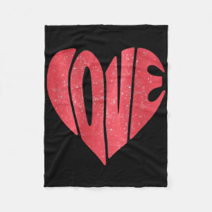 Cobertor De Velo Coração de Amor Retro Dia dos Namorados Fofo Amor