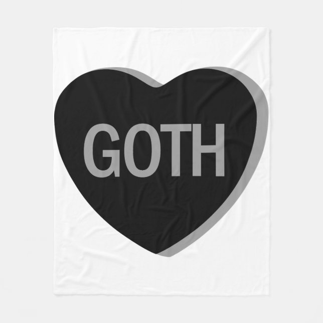 Cobertor De Velo Coração Docente - Gótico (Frente)