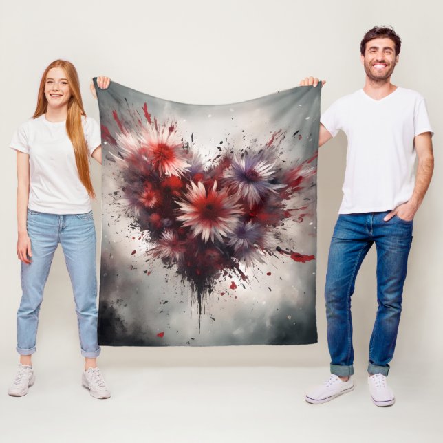 Cobertor De Velo Coração Flor (In Situ)