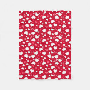 Cobertor De Velo Corações bonitos