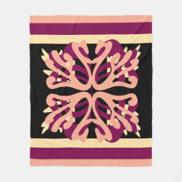 Cobertor De Velo Corações de Arte Mínima Moderna