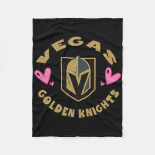 Cobertor De Velo Corações de São Valentim do Vegas Golden Knights O