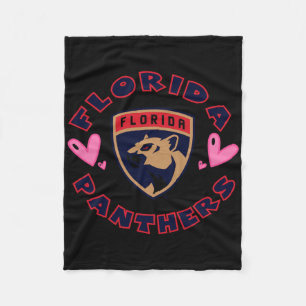 Cobertor De Velo Corações de Valentino dos Florida Panthers Nhl Lic
