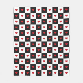 Cobertor De Velo Corações Verificados