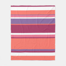 Coral vivo, vermelho e violeta