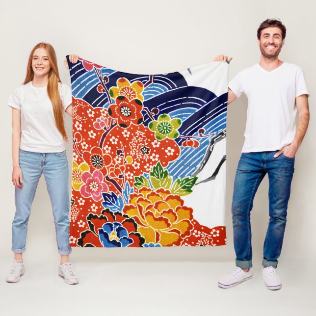 Cobertor De Velo Corante Okinawan Japonês (Bingata) (In Situ)