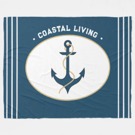Cobertor De Velo Corda-âncora azul-marinho-azul-marinho-costeira