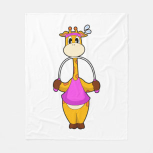 Cobertor De Velo Corda de Fitness Girafa