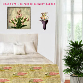 Cobertor De Velo Cordas do Coração