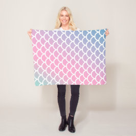 Cobertor De Velo Cores Mermaid Rainbow