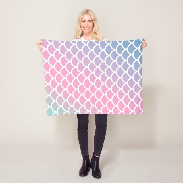 Cobertor De Velo Cores Mermaid Rainbow (In Situ)