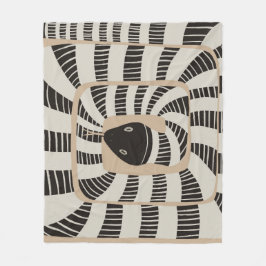 Cobertor De Velo Cores Neutrais de Cobra com Abstrato com distribui