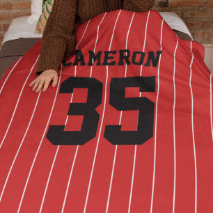 Cobertor De Velo Cores Totalmente Editáveis Camisa de Beisebol List