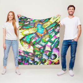 Cobertor De Velo Cores vívidas - Rústicas e ásperas como as nuvens