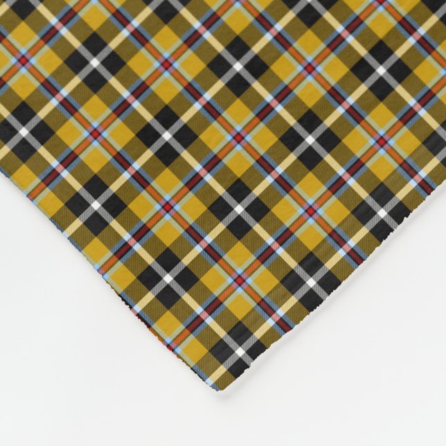 Cobertor De Velo Cornish National Tartan Yellow and Black Xadrez (Quina)