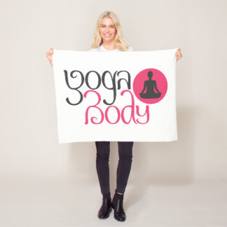 Cobertor De Velo Corpo De Ioga Com Gráfico De Dose De Yoga