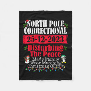 Cobertor De Velo Correção do Polo Norte fez Vestir a família no Nat