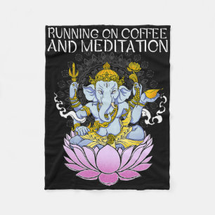 Cobertor De Velo Correndo Com Café E Meditação I Meditação