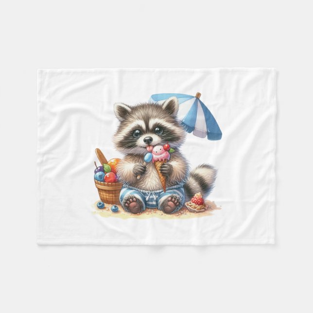 Cobertor De Velo Corrente de Ameaças de Verão (Frente (Horizontal))