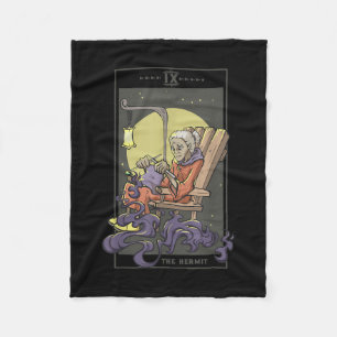 Cobertor De Velo Cortagem de Sewing Hermit Tarot Card Entalhe