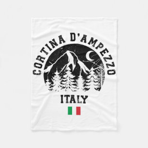 Cobertor De Velo Cortina D'ampezzo Itália Alpes Ski Resort Alpi
