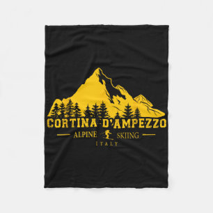 Cobertor De Velo Cortina D'ampezzo Itália Ski Resort Alpino Skiing
