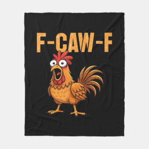 Cobertor De Velo Corvo Engraçado Humor Gótico F-Caw-F