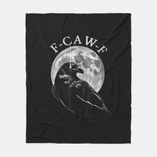 Cobertor De Velo Corvo F-Caw-F Pássaro Engraçado Lua Gótico Humor A