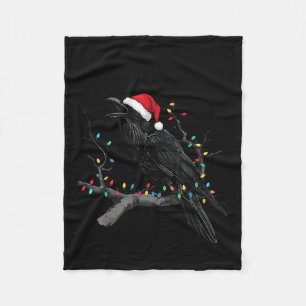 Cobertor De Velo Corvo Preto, F-caw-f Natal Divertido Corvo Papai N