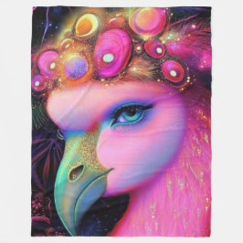 Cobertor De Velo Cosmic Flamingo Queen