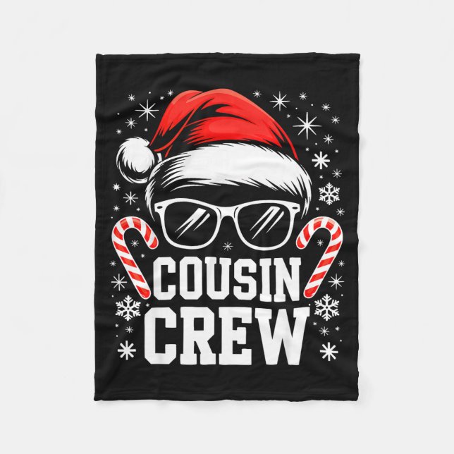 Cobertor De Velo Cousin Crew Shirt Adults Kids Matching Christmas G (Frente)