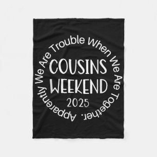 Cobertor De Velo Cousin Crew Trip 2025 Summer Family Reunion Weeken