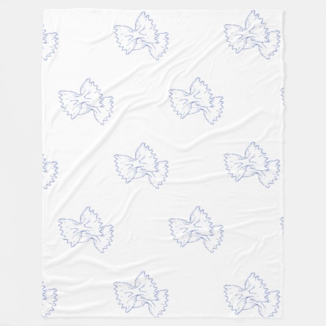 Cobertor De Velo Couverture polaire - Pasta Lover - Farfalle (Frente)