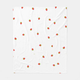 Cobertor De Velo Couverture Polaire strawberry 