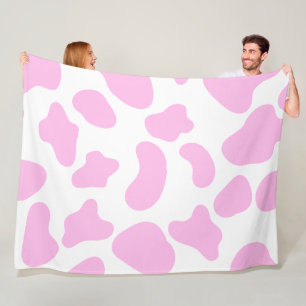 Cobertor De Velo Cow Pink 60x80 Folha