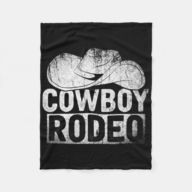 Cobertor De Velo Cowboy Hat Equestrian Gift Horseck Rodeo Co (Frente)