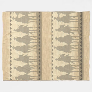 Cobertor De Velo Cowboys oeste do pelotão Throw Blanket 50x60