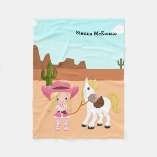 Cobertor De Velo Cowgirl