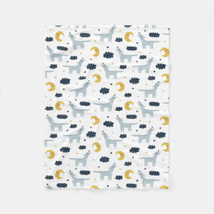 Cobertor De Velo Coyote Moon