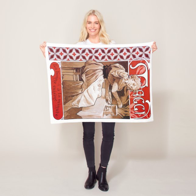 Cobertor De Velo Cozinhar feminino, Alphonse Mucha (In Situ)