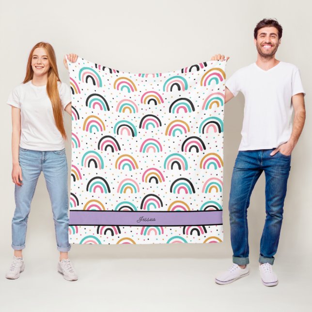 Cobertor De Velo Cozy Boho Rainbow (In Situ)