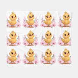Cobertor De Velo Cozy Chick Fleece Blanket